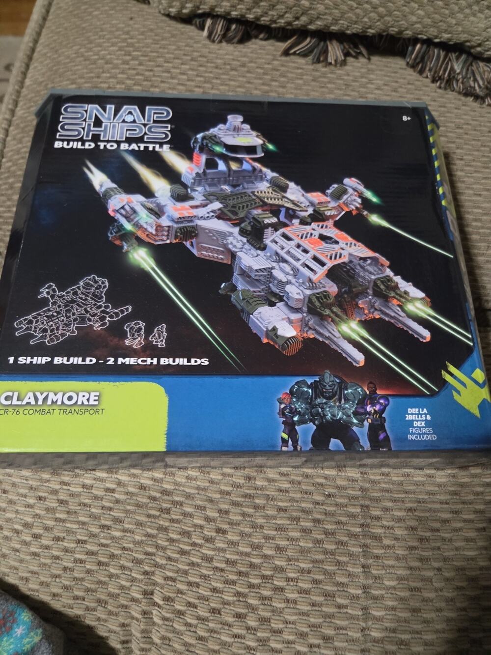 Snap Ships Forge Claymore CR-76 Combat Transport New Sealed